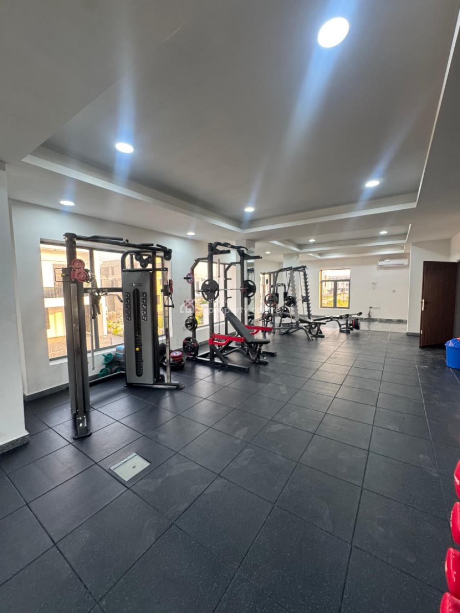 Majestic 5-bedroom Duplex with a Rooftop Terrace, Gym House,, Chevron, Lekki, Lagos, Detached Duplex for Sale