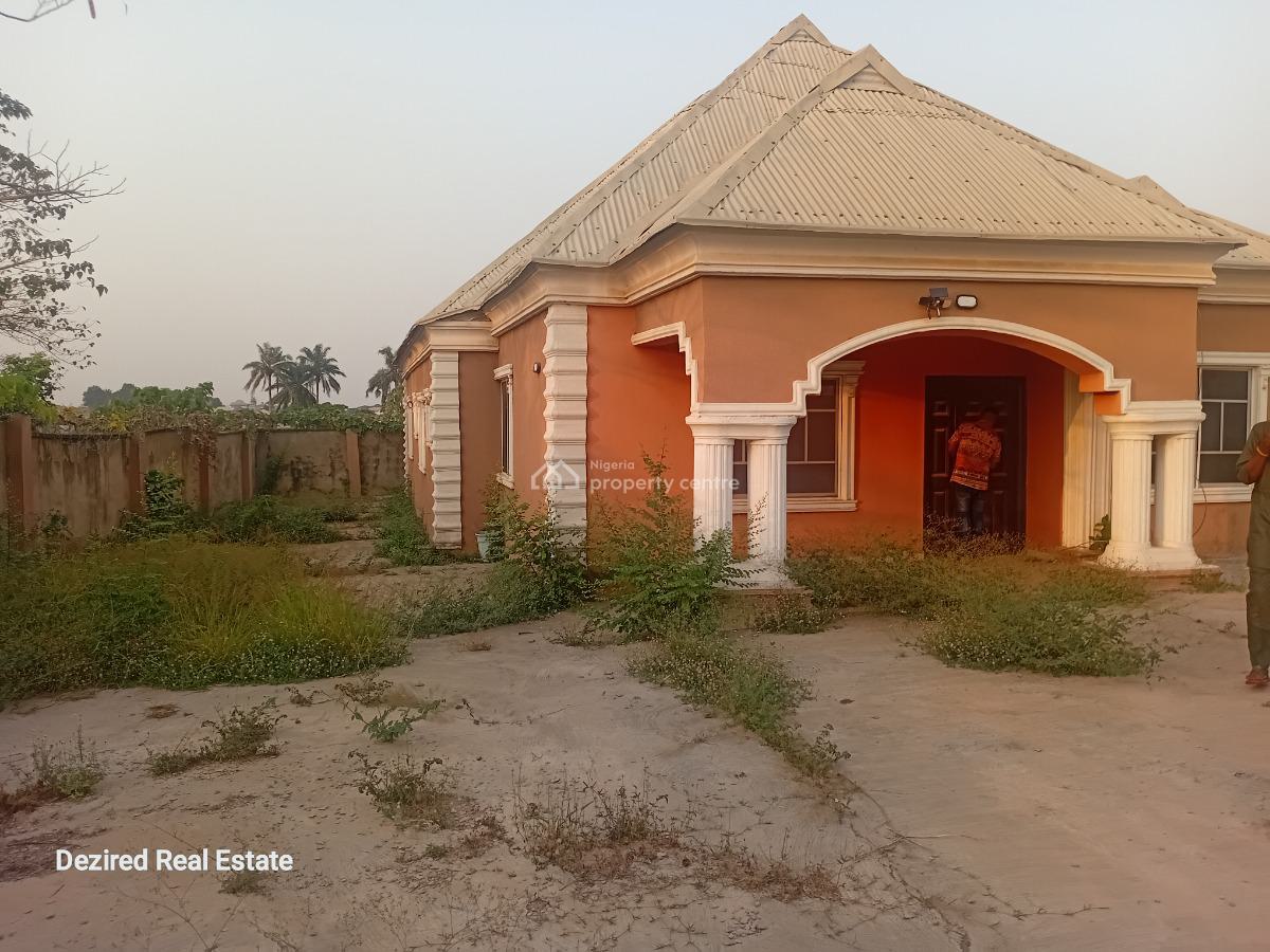 Morden Newly Built 3 Bedroom Bungalow, Owode Ede Araromi Road Cele Junction, Osogbo, Osun, Detached Bungalow for Sale