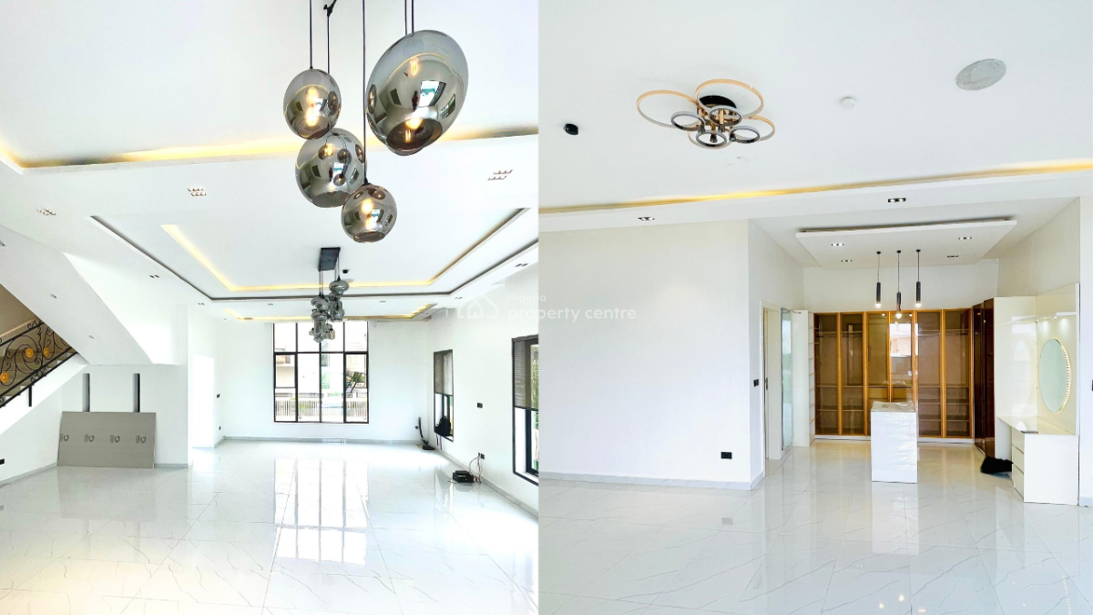6 Bedroom Smart Home + 2room Bq, Northern Foreshore Estate, Chevron Drive, Lekki, Lagos, Detached Duplex for Sale