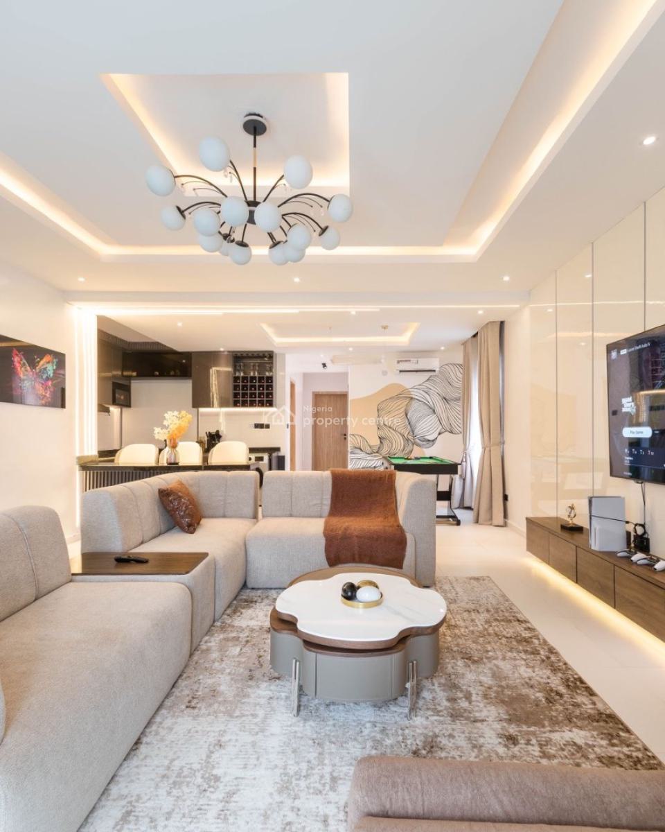 Brand New Newly Launched 3bedroomm(waterfront) Apartment in Lekki Phas, Lekki Phase 1, Lekki, Lagos, Flat / Apartment Short Let