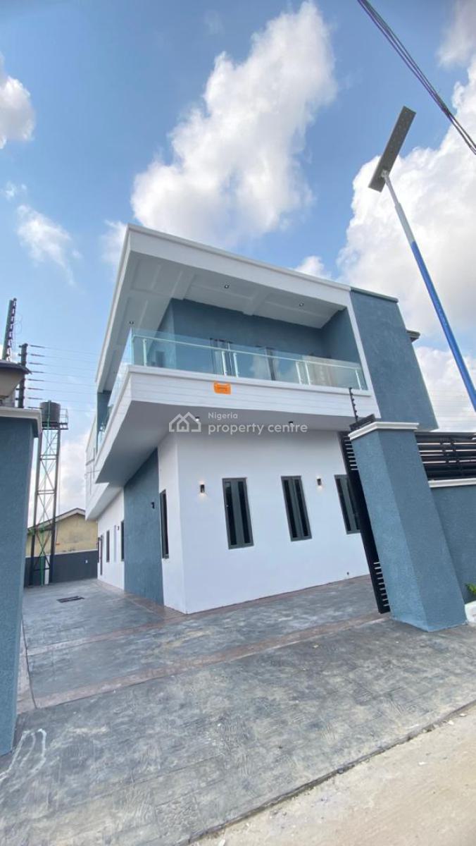 Contemporary 4 Bedroom Duplex Wt. a Self Contain Bq, Akwaka Rumuodomaya, Port Harcourt, Rivers, Detached Duplex for Sale