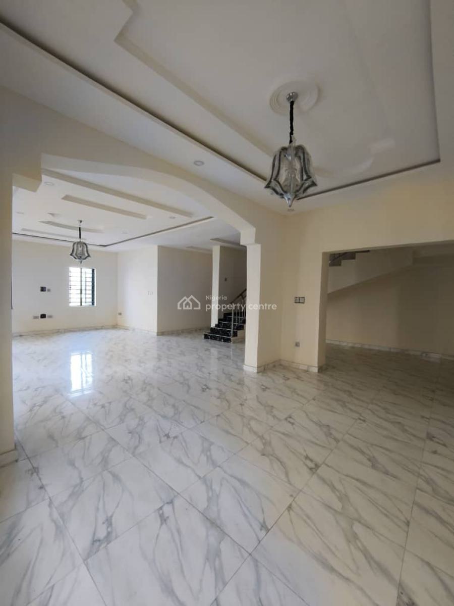 Newly Built Luxury 6 Bedroom Fully Detached Plus 2 Room Bq, 1 Office R, Northern Foreshore Estate, Off Chevron Drive, Lekki, Lagos, Detached Duplex for Sale