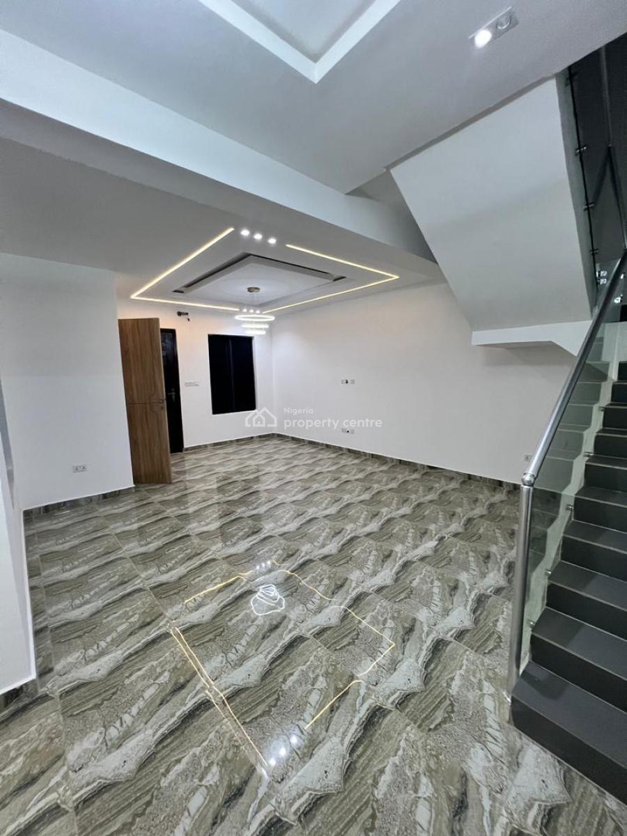 Fantastic Built 4 Bedroom Semi Detached Duplex with Bq and Pool, Strategic Location  in Ogudu, Gra, Ogudu, Lagos, Semi-detached Duplex for Sale