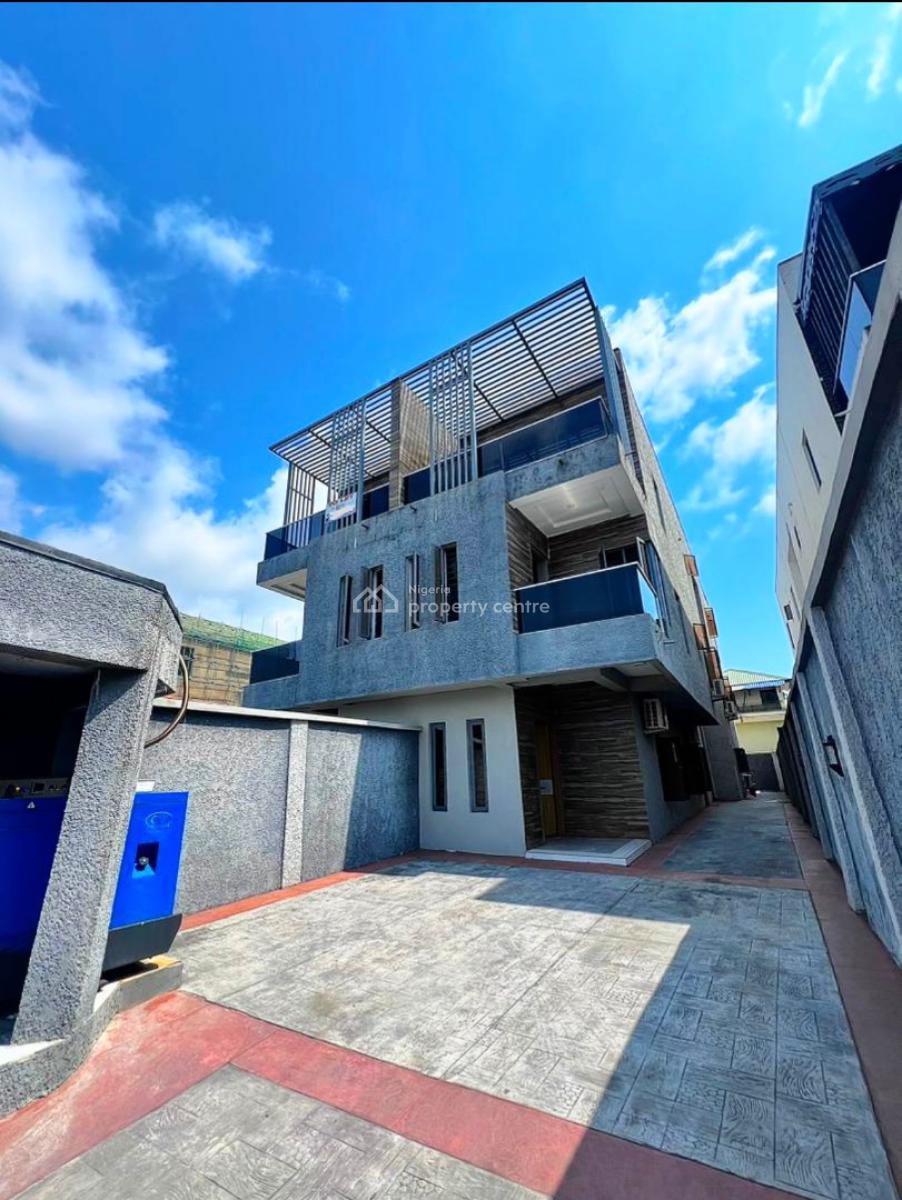 Furnished Self-compound 5-bedrooms Semi-detached House with Study & 2 Bqs, Ikoyi, Lagos, Semi-detached Duplex for Rent