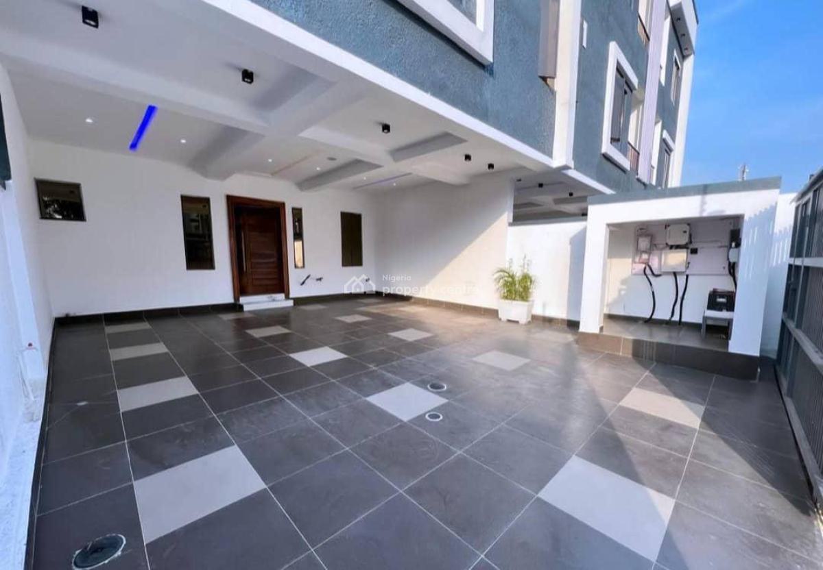 Self Compound 4 Bedroom Terrace Detached Duplex with Bq, Lekki Phase 1, Lekki, Lagos, Terraced Duplex for Sale