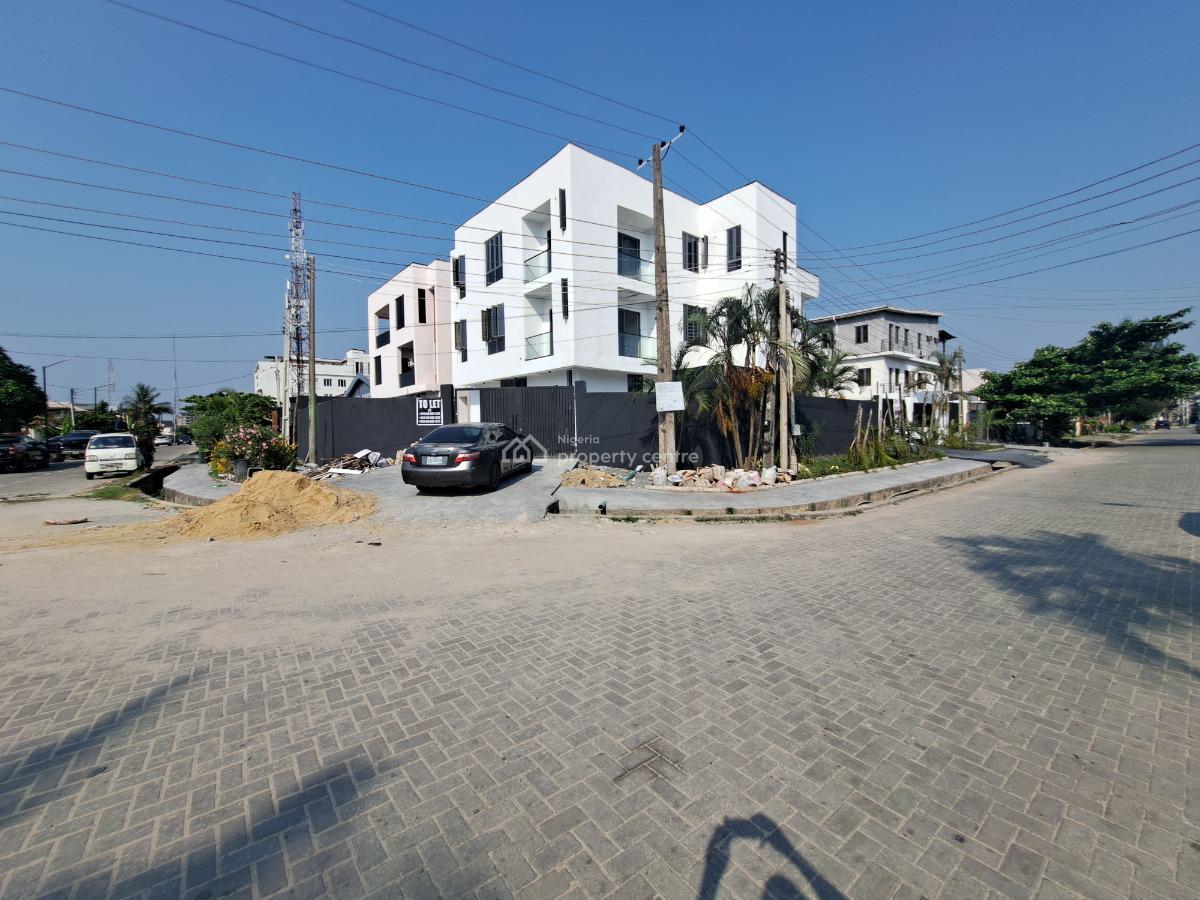 Newly Built 3 Units of 3 Bedroom Flats with a Room Bq Each, Lekki Phase 1, Lekki, Lagos, Flat / Apartment for Rent
