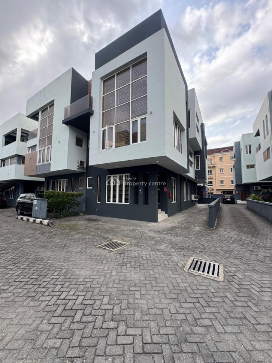 Very Spacious 5 Bedroom Semi Detached Duplex with Bq, Osapa, Lekki, Lagos, Semi-detached Duplex for Sale