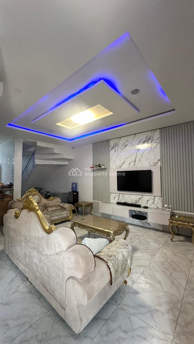 4 Bedroom Duplex with Bq, Chevron, Lekki, Lagos, Semi-detached Duplex for Sale