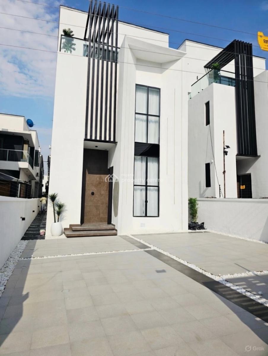 Brand New 5 Bedroom Detached Duplex with Swimming Pool and Bq, Chevron Toll Gate, Lekki, Lagos, Detached Duplex for Sale