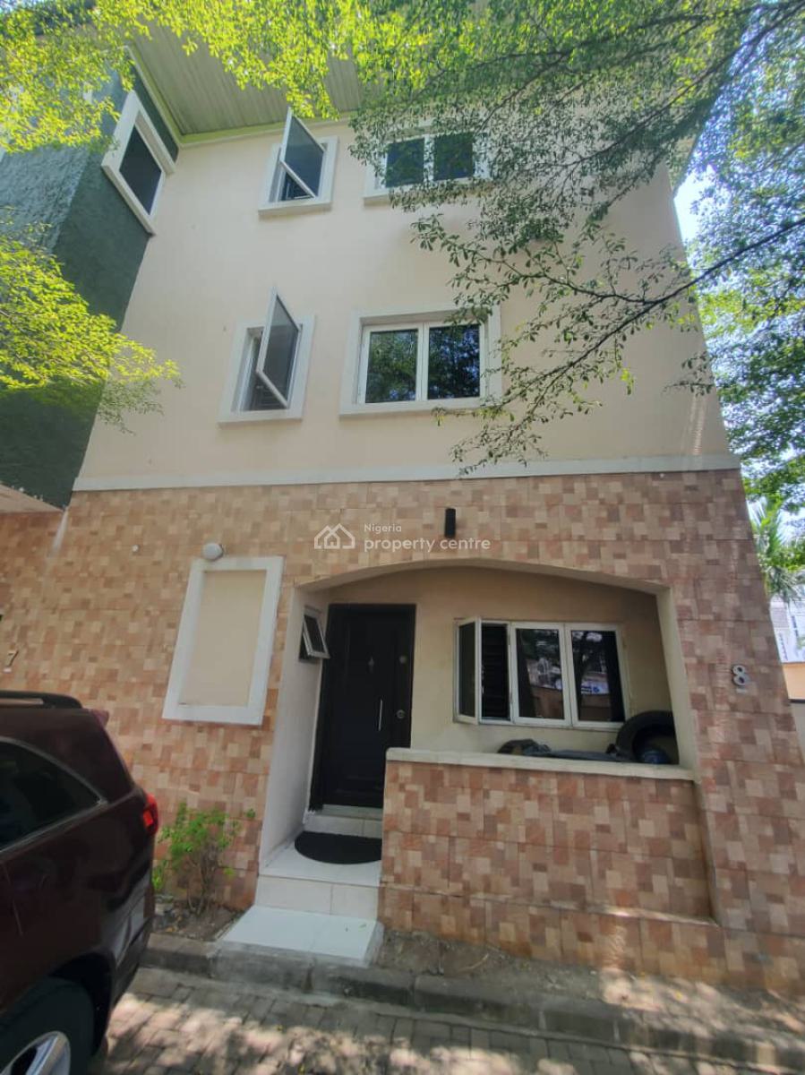 Serviced Corner Piece 3 Bedroom Terrace House with Study Room, Estate Off Shoprite Road, Osapa, Lekki, Lagos, Terraced Duplex for Rent