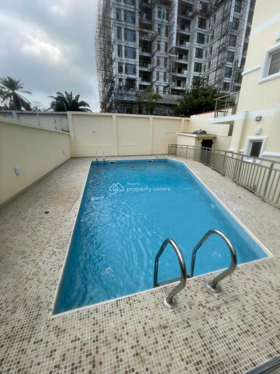 Fully Furnished Luxury Serviced 3 Bedrooms Apartment with Pool, Off Onikoyi Road, Old Ikoyi, Ikoyi, Lagos, Flat / Apartment for Rent