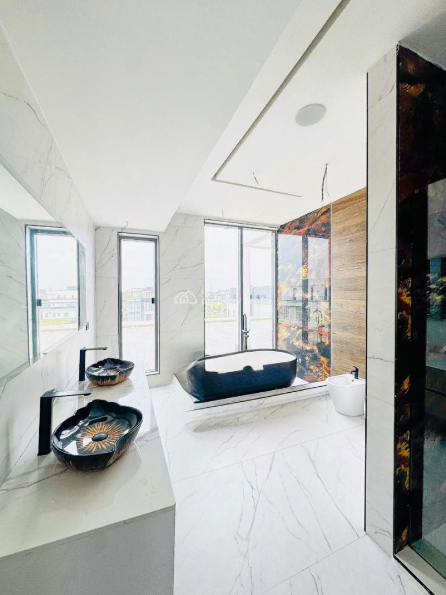 Contemporary Luxury Smart Home with Gym, Water Fountain, Sauna &pool, Cowrie Creek Estate, Ikate, Lekki, Lagos, Detached Duplex for Sale