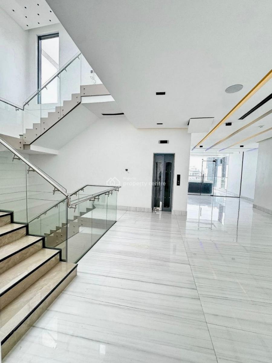 Contemporary Luxury Smart Home with Gym, Water Fountain, Sauna &pool, Cowrie Creek Estate, Ikate, Lekki, Lagos, Detached Duplex for Sale