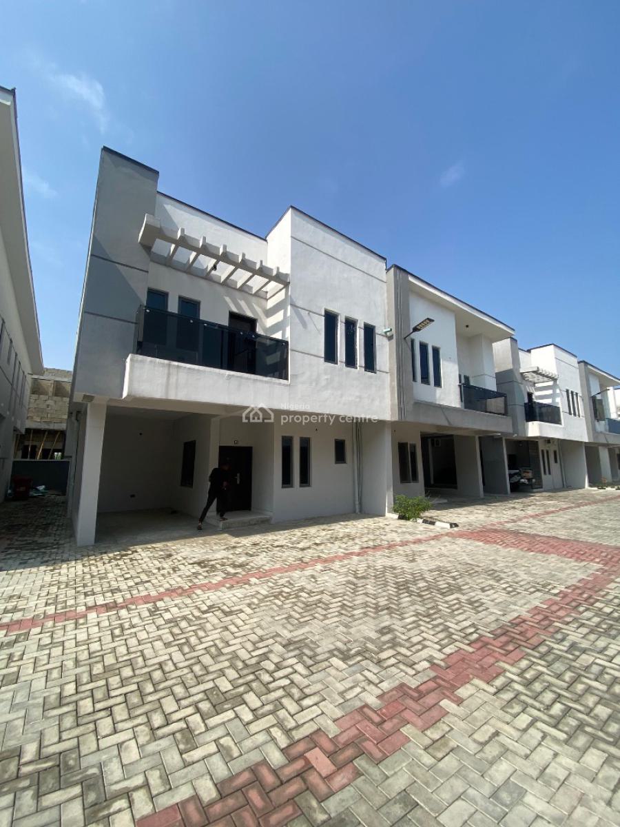 Brand New 4 Bedroom Terrace Duplex, Ajah, Lagos, Terraced Duplex for Rent