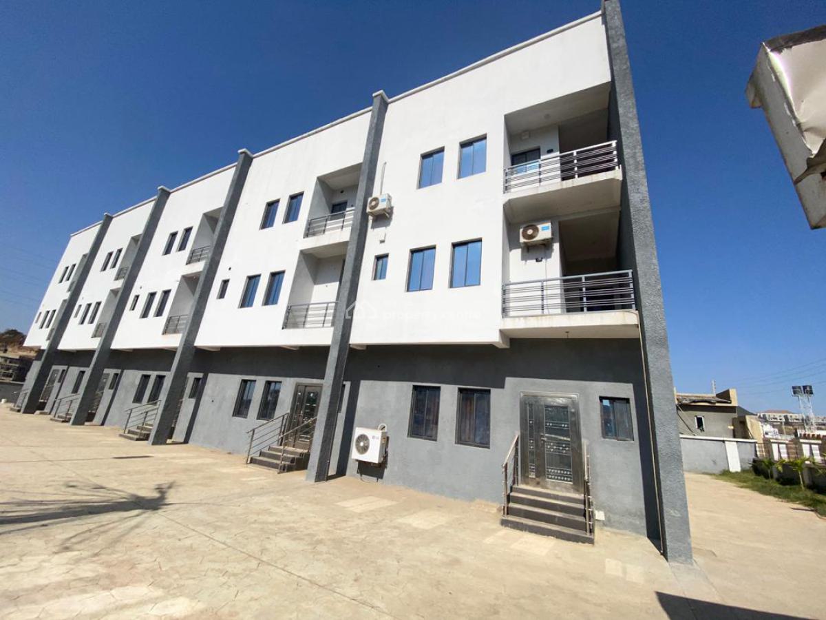 4 Bedroom Terrace Duplex with Bq, Guzape District, Abuja, Terraced Duplex for Rent