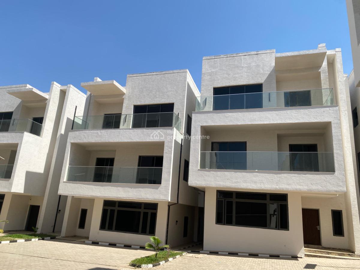5 Bedroom Terrace Duplex with Bq, in a Mini Estate, Guzape District, Abuja, Terraced Duplex for Rent