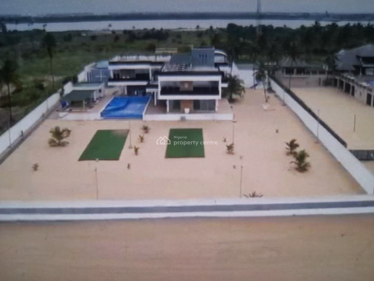 Panche Villa Beach House Premium Beachfront Land on Ilashe Resort, Opposite Badagry Creek on Ilashe Beach Off Snake Island and Pop Beach, Ilashe, Lagos, Mixed-use Land for Sale