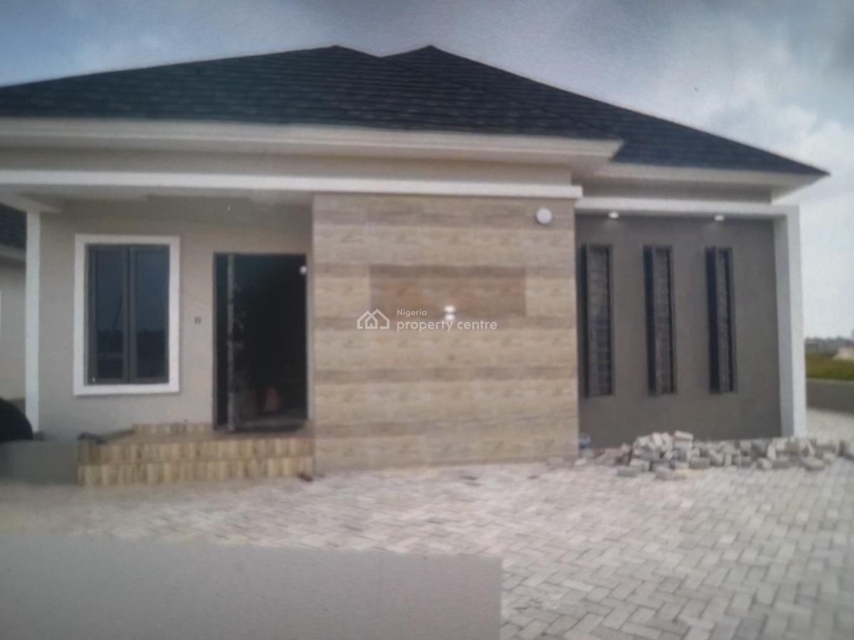 3 Bedroom Detached Bungalow and Bq Custom Kitchen with Solar, Idera Scheme Close to Lekki-epe Expressway and Eleko Junction and Plan, Ibeju Lekki, Lagos, Detached Bungalow for Sale