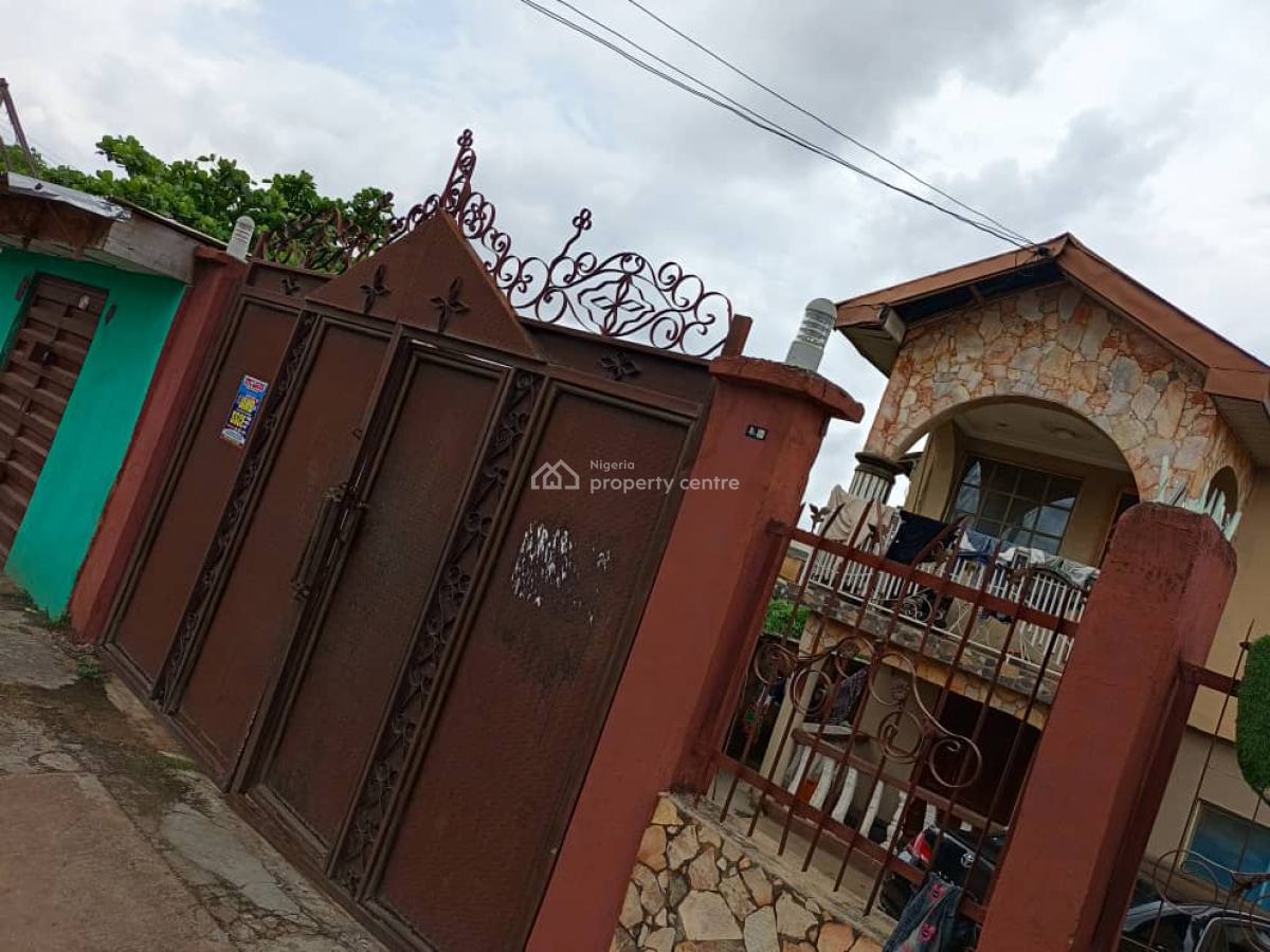 4 Blocks of Flats Directly on Busy Tarred Road on Half Plot of Land., Ekoro Road, Abule Egba, Agege, Lagos, Block of Flats for Sale