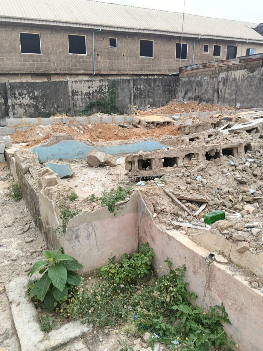 Quarter Plot of Land in a Serene and Secured Environment, Captain Ekoro, Abule Egba, Agege, Lagos, Residential Land for Sale