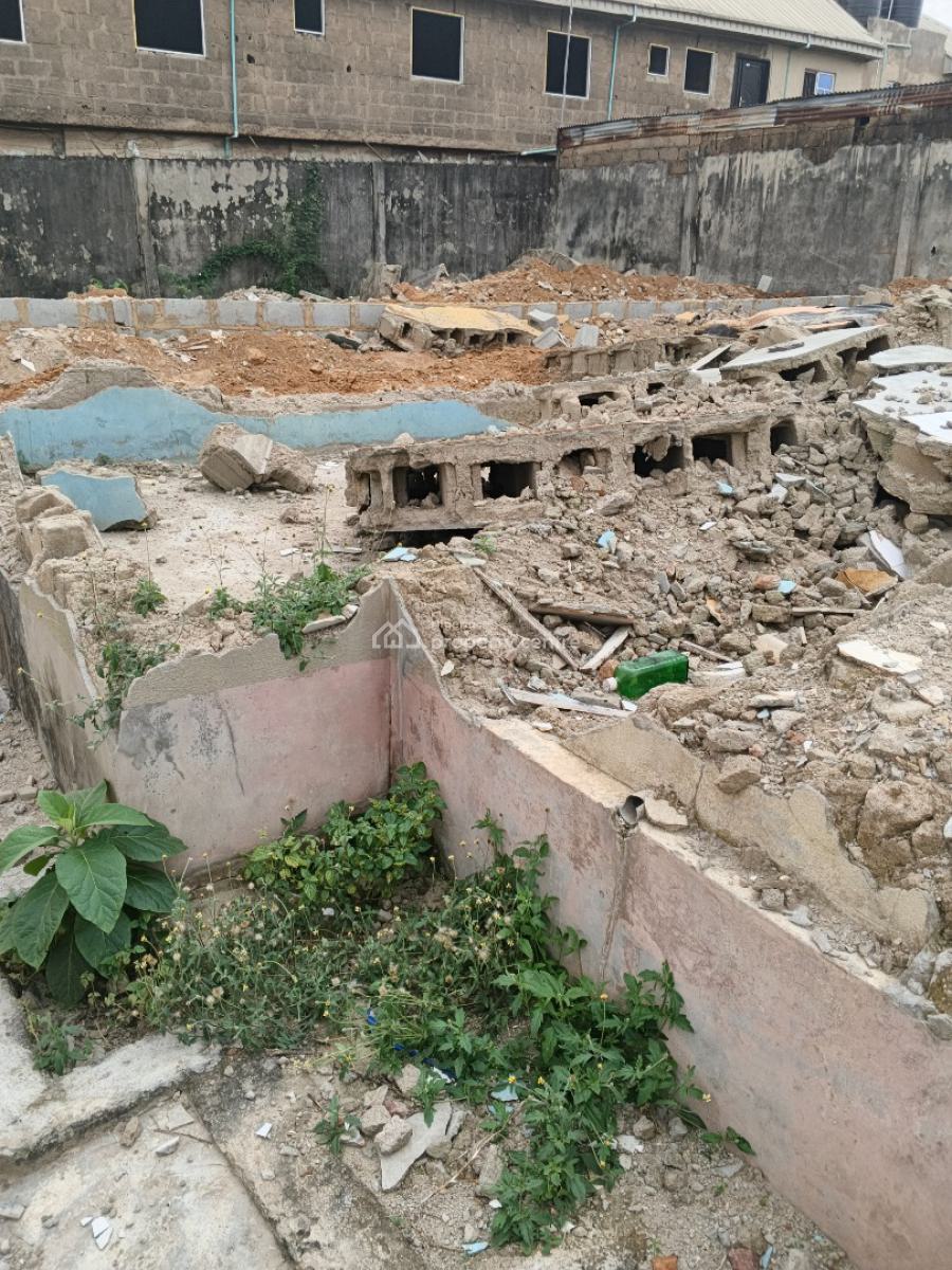 Quarter Plot of Land in a Serene and Secured Environment, Captain Ekoro, Abule Egba, Agege, Lagos, Residential Land for Sale