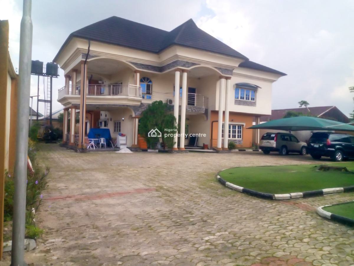 Standard 6 Bedroom Duplex in a Good Neighborhood, Rumuahalu, Port Harcourt, Rivers, Detached Duplex for Rent
