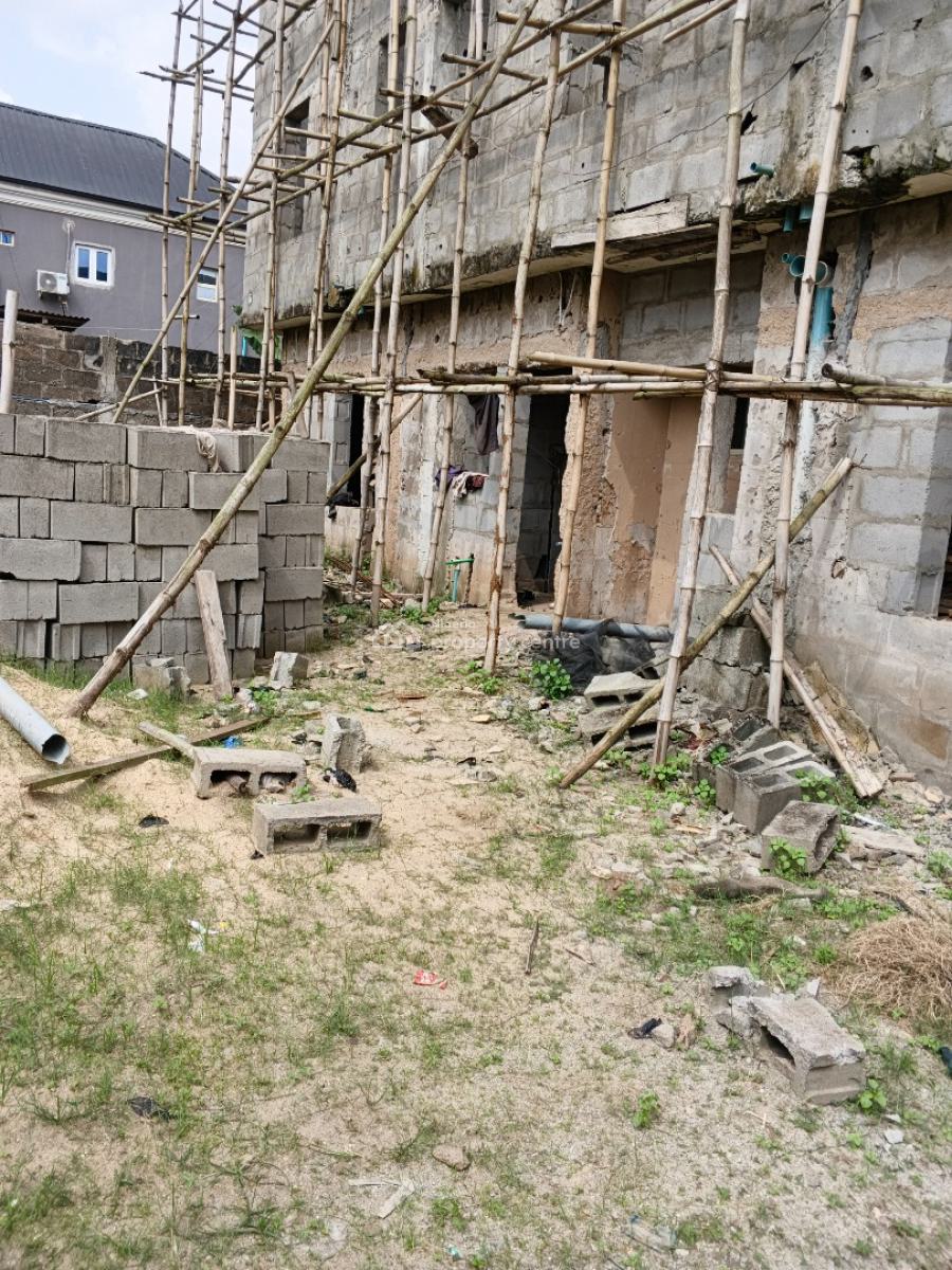 Uncompleted Block of 7 Flat in a Serene and Secured Environment,, Ajasa Command, Abule Egba, Agege, Lagos, Block of Flats for Sale