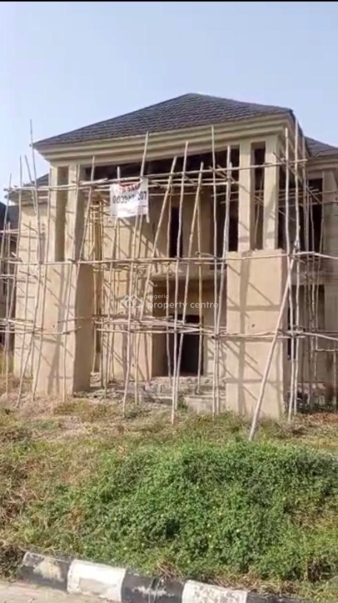 Solid New 5 Bedroom Duplex Carcass ,tarred Road, River Park, Lugbe District, Abuja, Detached Duplex for Sale