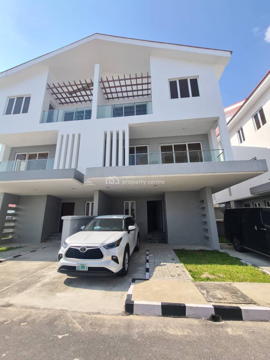 a  4 Bedroom  Semi-detached Duplex with a Room Bq, Chevron Drive, Lekki, Lagos, Semi-detached Duplex for Rent