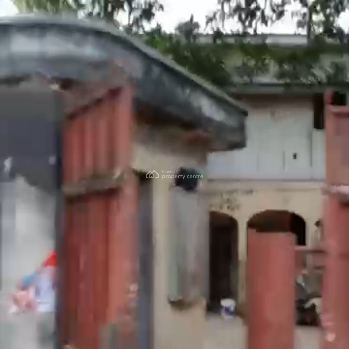 Old Demolitionable Duplex on 2 Plots of Land, Rumuibekwe Housing Estate, Port Harcourt, Rivers, Mixed-use Land for Sale