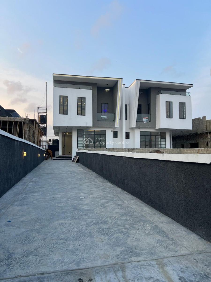 Affordable 4-bedroom Semi Detached Duplex with Bq, Sangotedo, Ajah, Lagos, Semi-detached Duplex for Sale