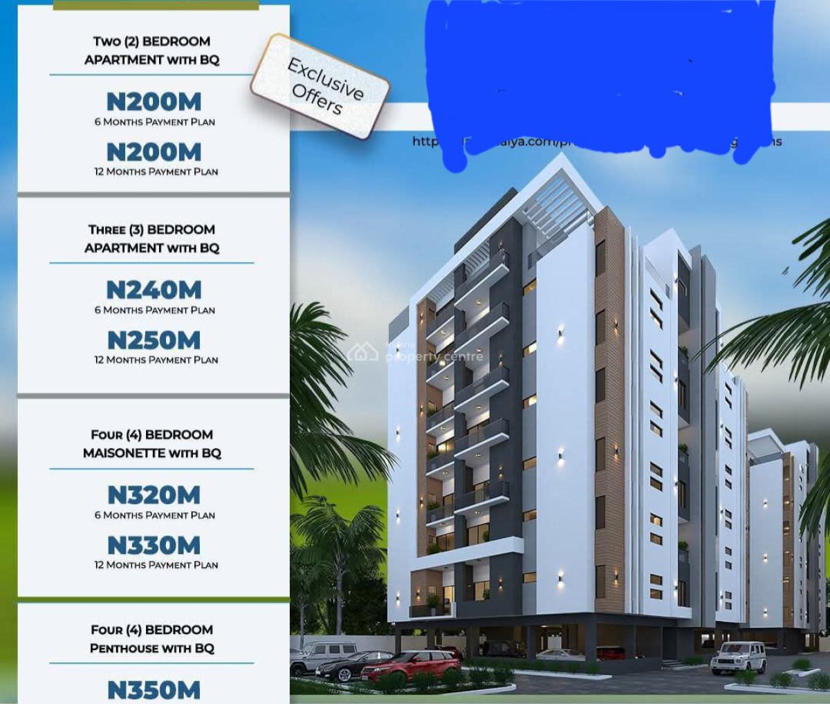 Luxury 2 Bedroom Apartment with Bq and Swimming Pool, Alausa, Ikeja, Lagos, Block of Flats for Sale