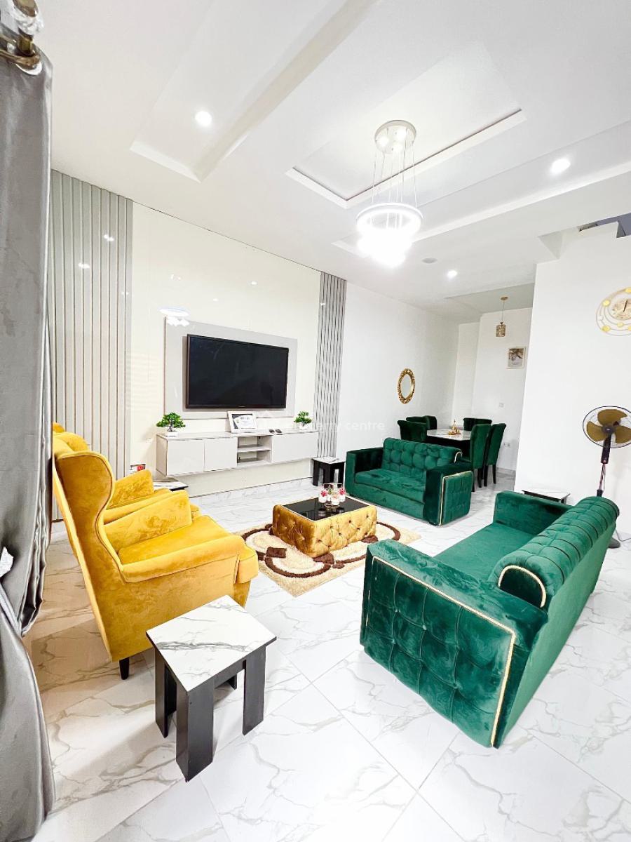 Spacious 4 Bedroom Terrace Duplex with Bq, Built on Two Floors, Ikate, Lekki, Lagos, Terraced Duplex for Sale