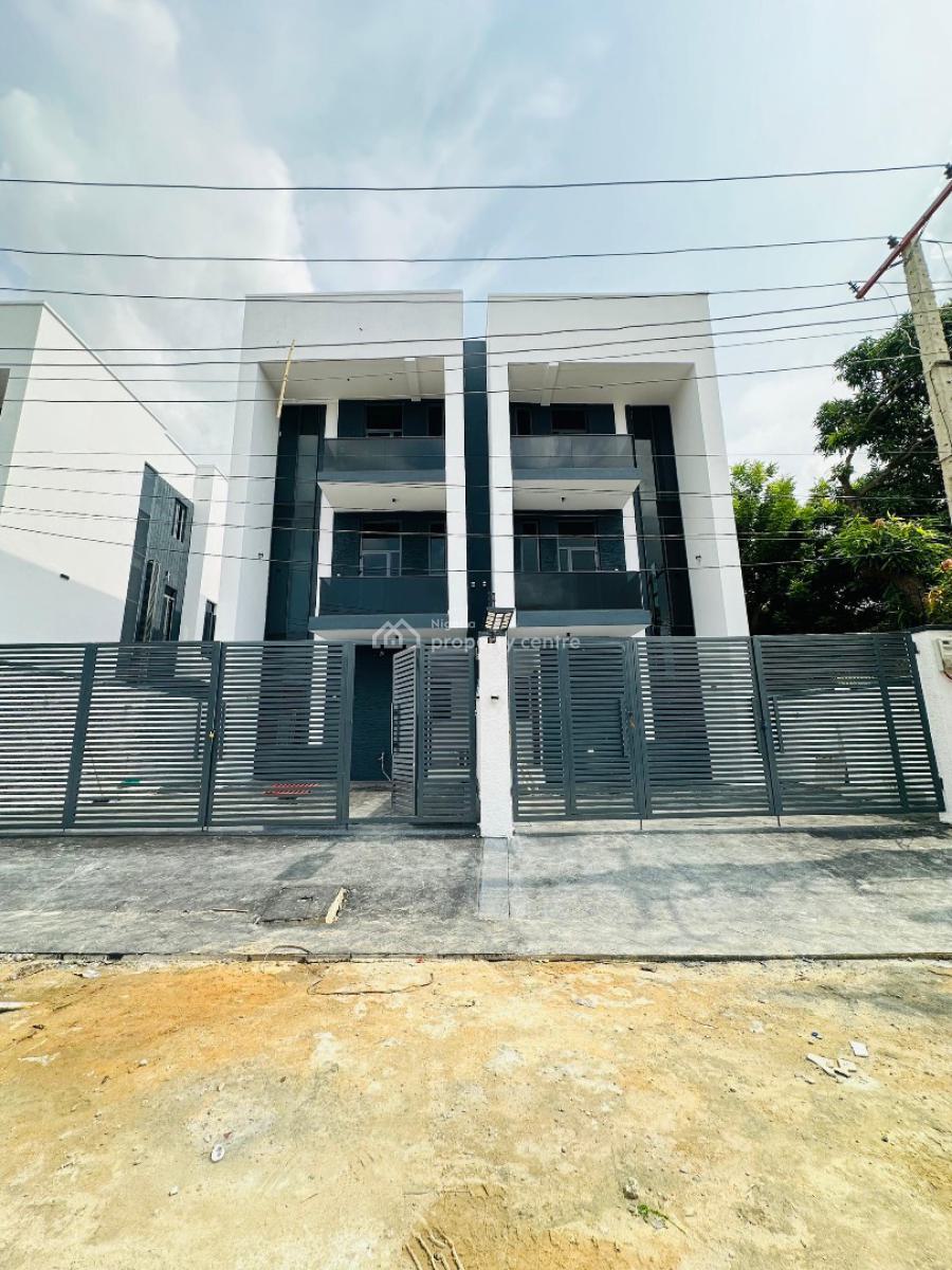Newly Built 4 Bedroom Semi Detached Duplex with Bq, Adeniyi Jones, Ikeja, Lagos, Semi-detached Duplex for Sale
