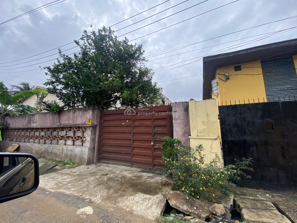 Fully Detached Redevelop-able Block of Flat on Land Measuring 500sqm, Kehinde Akamo Street, Off Sura Mogaji Street, Ilupeju, Lagos, Residential Land for Sale