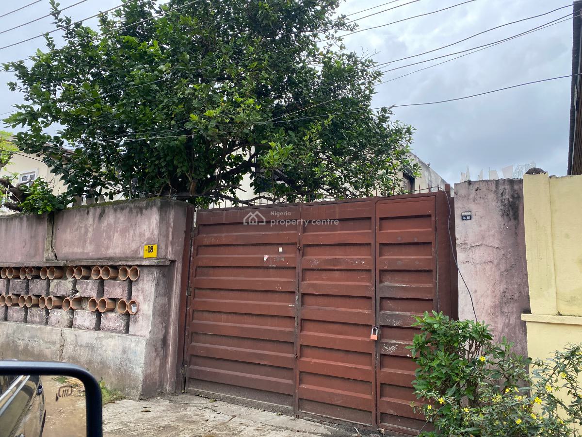 Fully Detached Redevelop-able Block of Flat on Land Measuring 500sqm, Kehinde Akamo Street, Off Sura Mogaji Street, Ilupeju, Lagos, Residential Land for Sale
