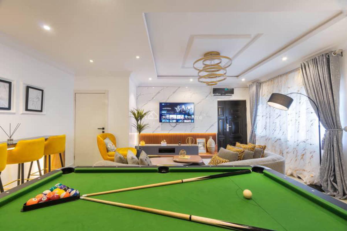 Fully Furnished Bedroom Apartment with Pool, Gym. No Bq, Lekki Phase 1, Lekki, Lagos, Flat / Apartment for Rent