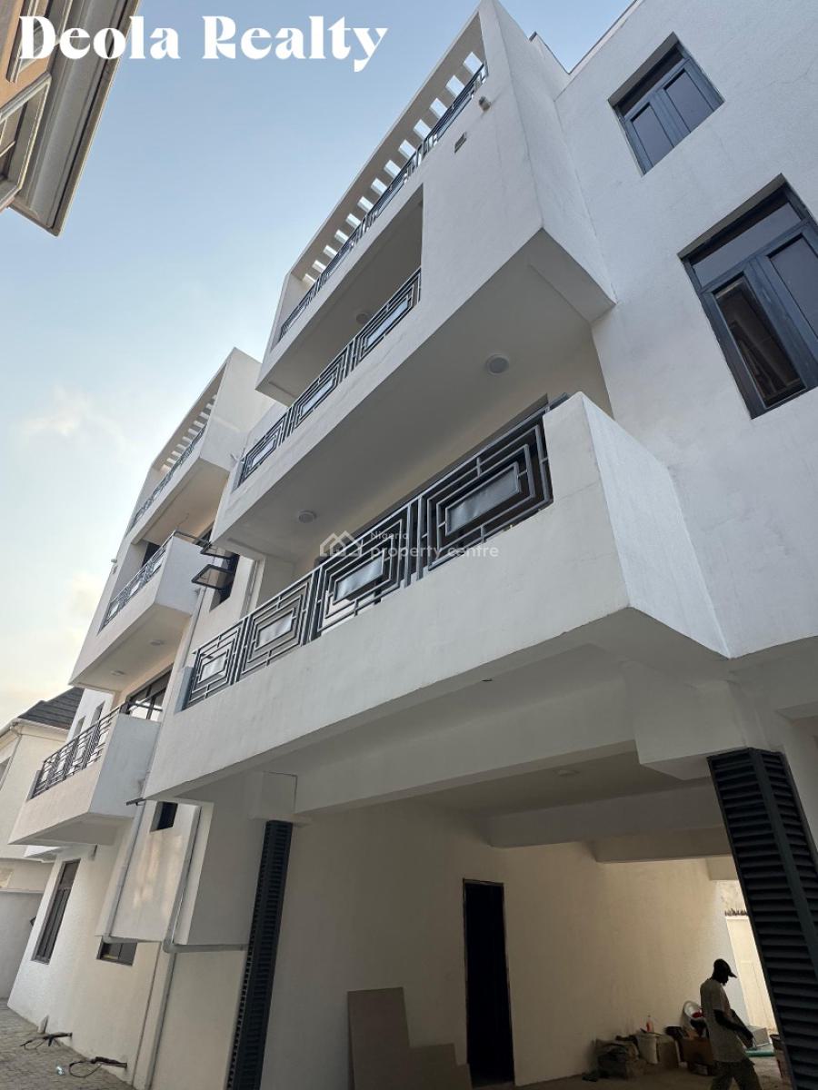 a Luxury Built 3 Bedroom Maisonette with Bq, Idado, Lekki, Lagos, Terraced Duplex for Rent