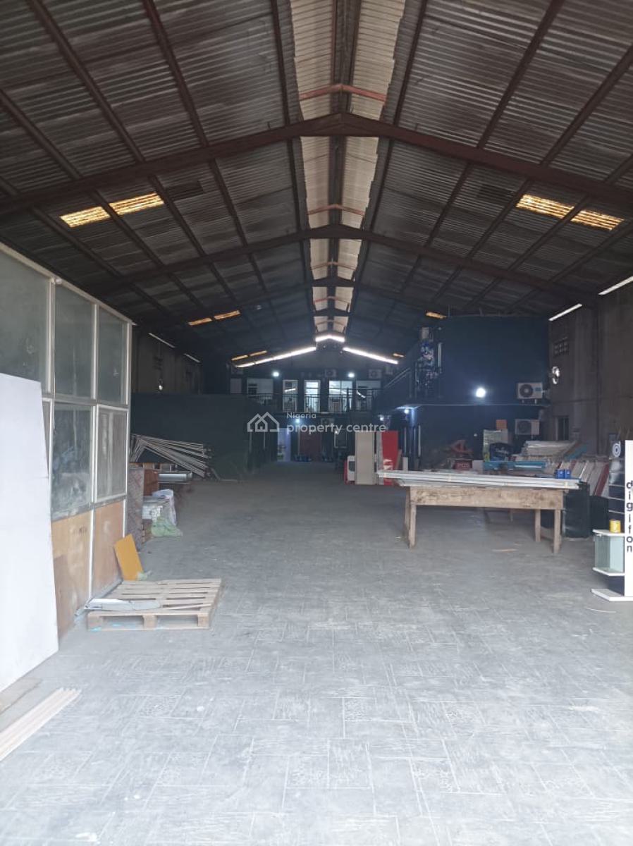 Warehouse on Land Measuring About 2,030 Sqm Suitable for Industrial, Emmanuel Street, Off Mobolaji Bank Anthony Road, Maryland, Lagos, Warehouse for Sale