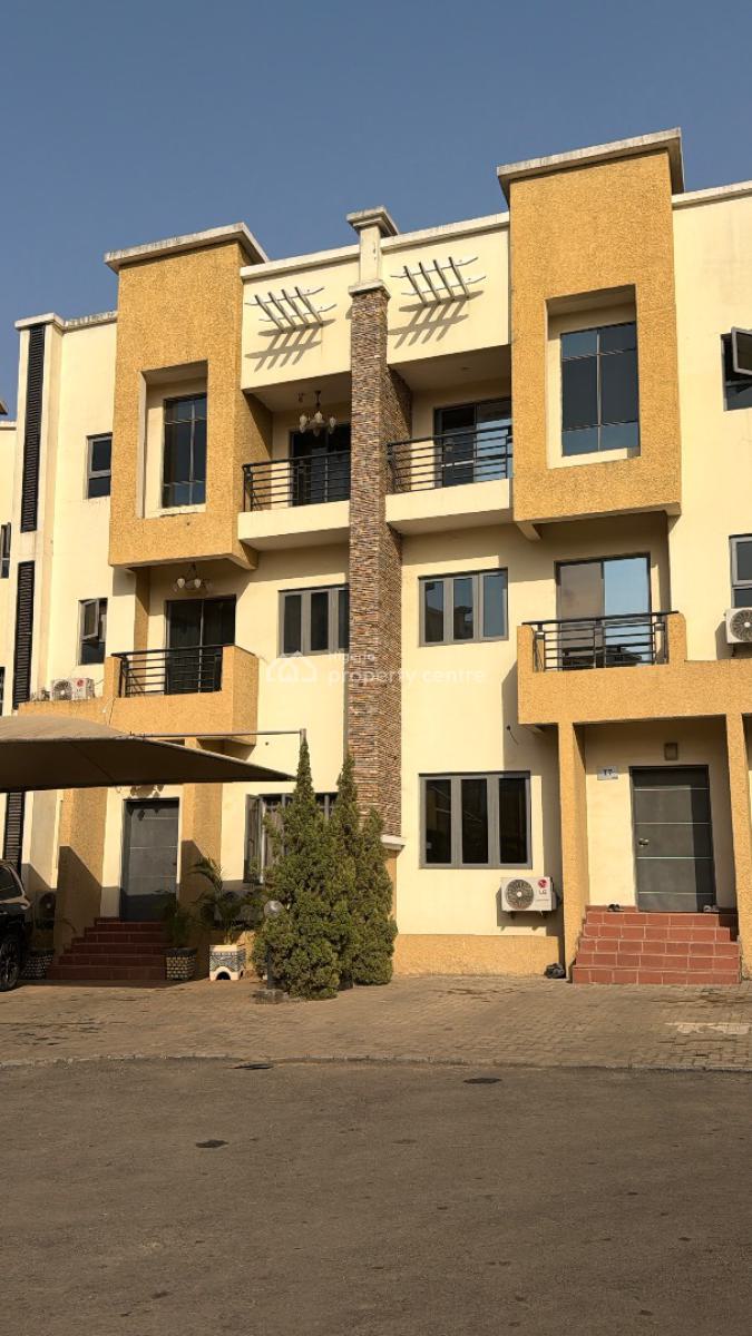 Luxury 4-bedroom Terrace Duplex with Bq, Close to Cubana, Jabi, Abuja, Terraced Duplex for Rent