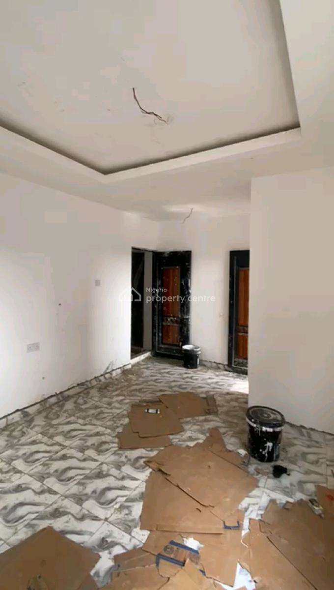 Newly Built Mini Up-flat with 2 Toilets, 1 Bathroom, All Tilled with Kitchen Cabinets, Pop, Aran Orin Street, By Ifako Police Station, Ifako, Gbagada, Lagos, Mini Flat (room and Parlour) for Rent