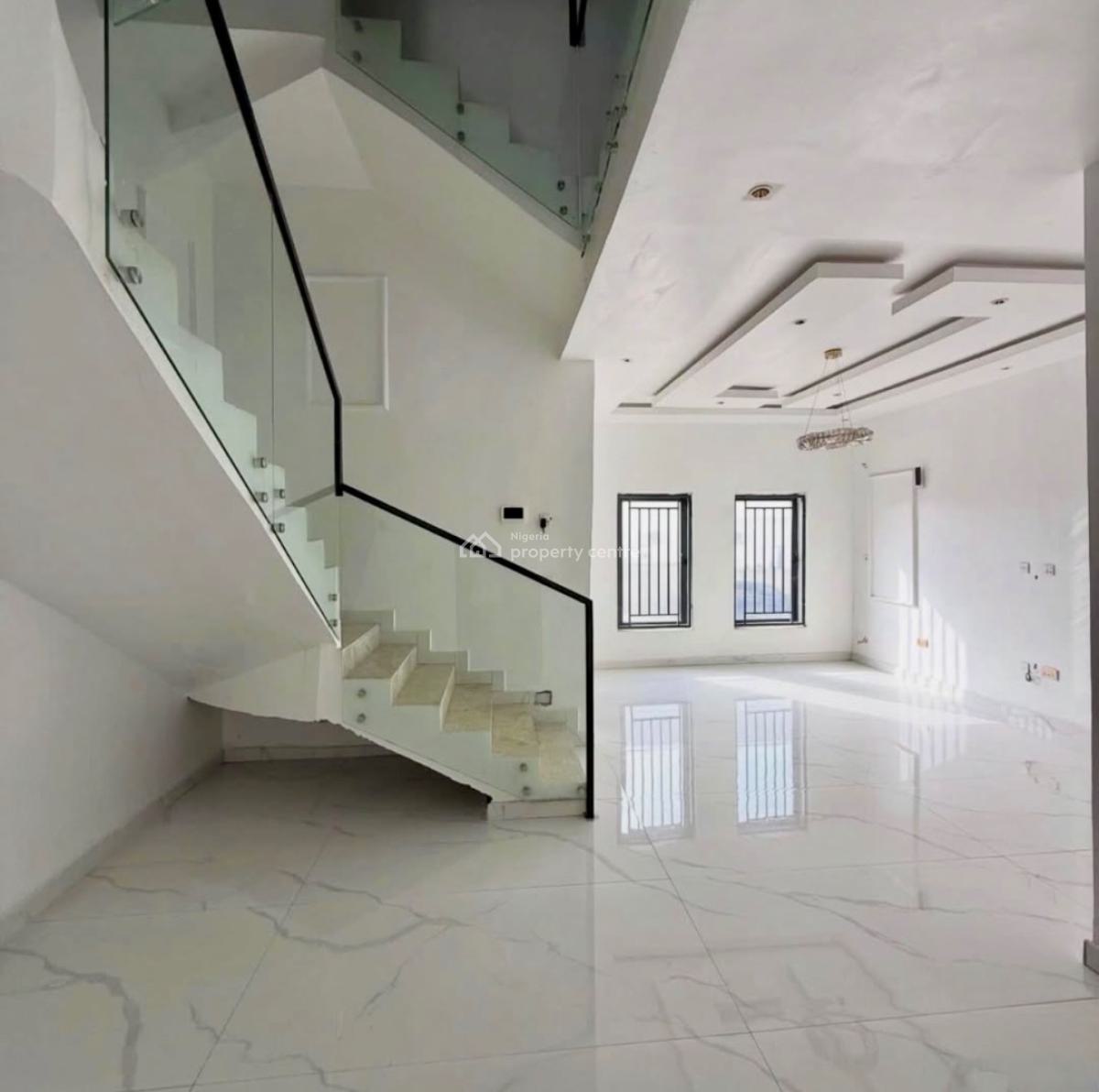 5 Bedroom Duplex with Bq, Guzape District, Abuja, Terraced Duplex for Sale