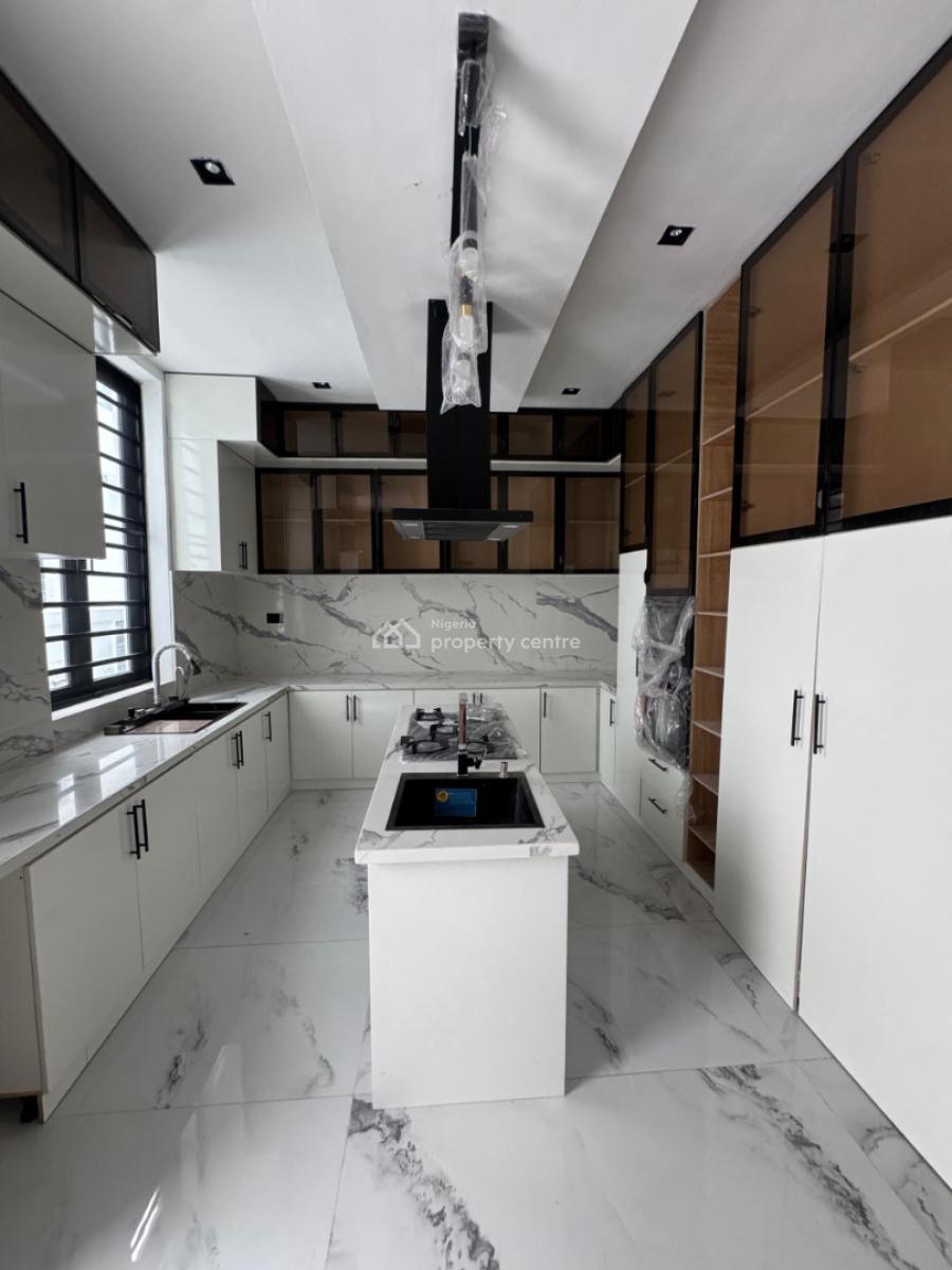 Very Spacious 5 Bedroom Semi Detached Duplex with Bq, Osapa, Lekki, Lagos, Detached Duplex for Sale