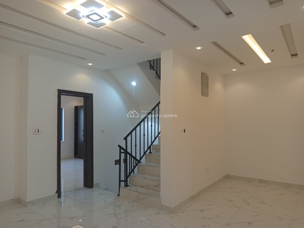 13 Units of 4 Bedroom Terrace with Green Area, Sound Proof Generator, Alex & Bills - Atlantic View Estate, New Road, Before Chevron, Lekki, Lagos, Terraced Duplex for Sale