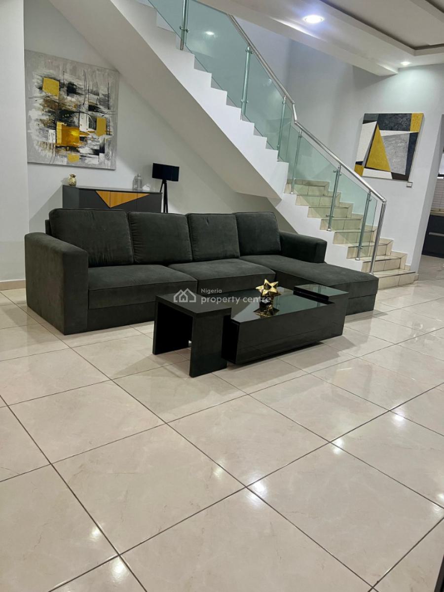 Luxury Spacious 3 Bedroom Townhouse, 24hrs Electricity Backed Up Inverter, Lekki Conservation Center, Lekki, Lagos, House for Rent