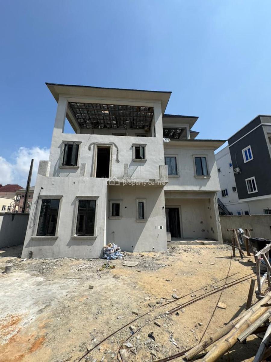 Spacious and Premium 5 Bedrooms Fully Detached Duplex with Bq, Lekki Phase 1, Lekki, Lagos, Detached Duplex for Sale