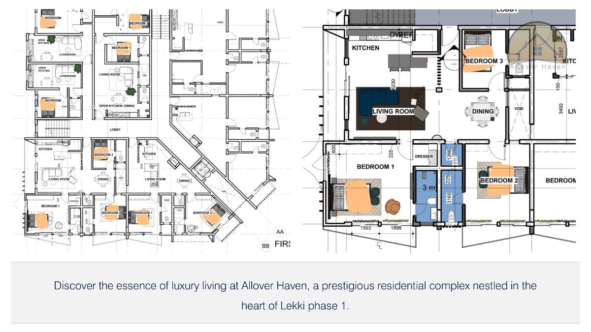 Off-plan 3 Bedroom Apartment, Off Admiralty Road, Lekki Phase 1, Lekki, Lagos, Flat / Apartment for Sale