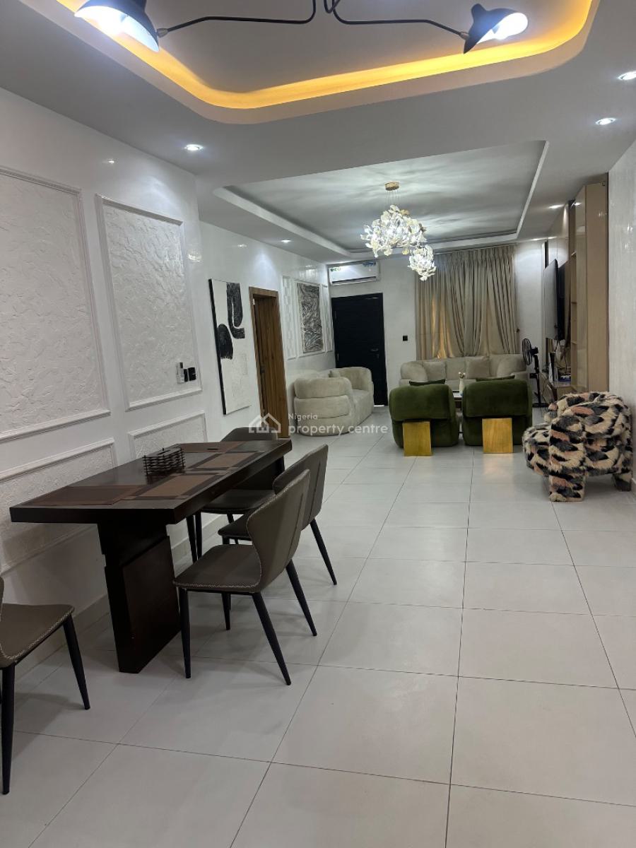 Furnished Two Bedroom Flat, 24 Hours Light, Lekki Right, Lekki Phase 1, Lekki, Lagos, Flat / Apartment for Rent