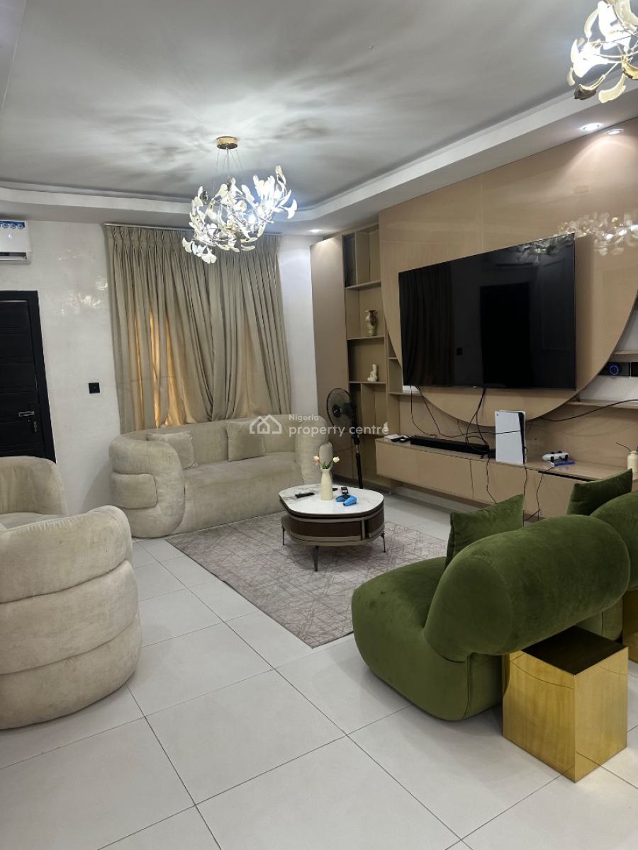 Furnished Two Bedroom Flat, 24 Hours Light, Lekki Right, Lekki Phase 1, Lekki, Lagos, Flat / Apartment for Rent