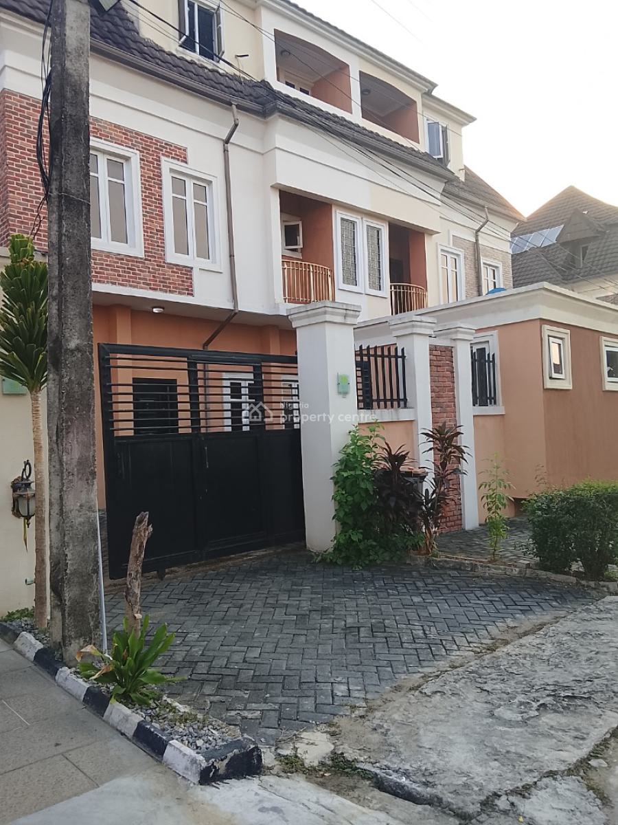 Well-maintained 4-bedroom Semi Detached Duplex in a Nice Estate, Silicon Vale Estate, Ologolo, Lekki, Lagos, Semi-detached Duplex for Rent